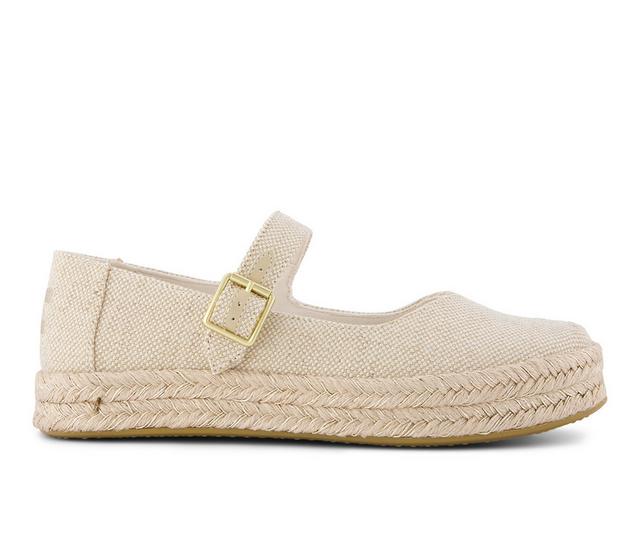 Women's TOMS Carolina Mary Jane Mary Janes in Gold color