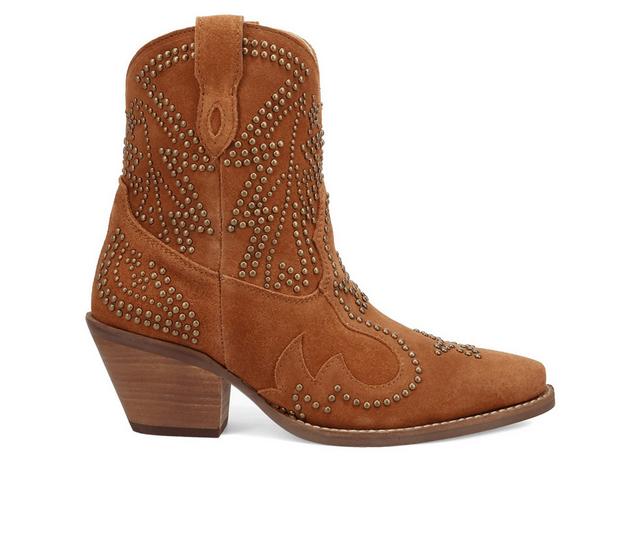 Women's Dingo Boot Seein' Stars Western Boots in Camel color