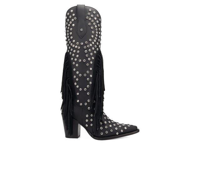 Women's Dingo Boot Show Pony Western Boots in Black color