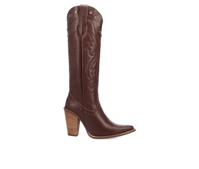 Women's Dingo Boot Rock N' Rebel Western Boots in Brown color