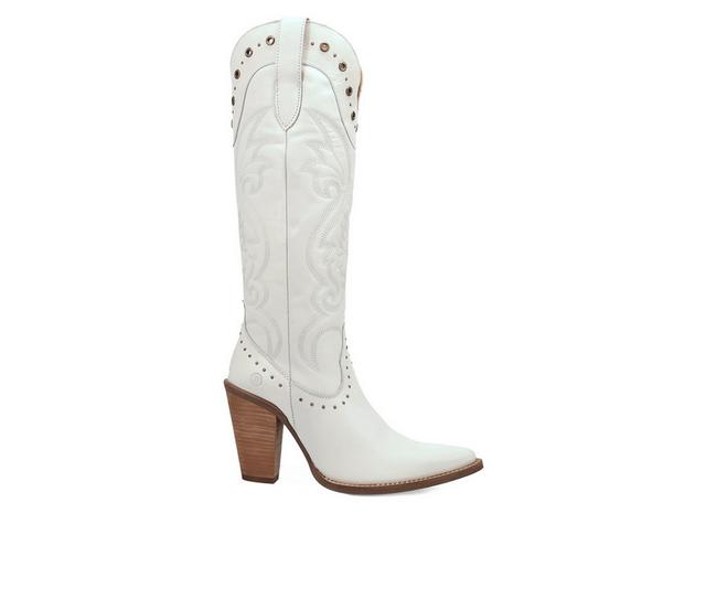 Women's Dingo Boot Rock N' Rebel Western Boots in White color