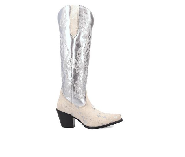 Women's Dingo Boot Take No Bull Western Boots in White color