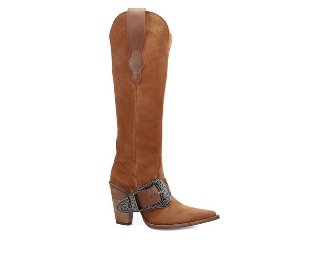 Women's Dingo Boot Yeehottie Western Boots in Camel color