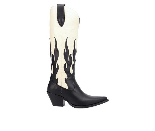 Women's Dingo Boot Burnin' Love Western Boots in Black color