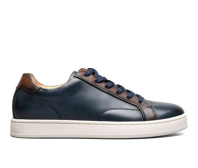 Men's Florsheim Monopoli Lace to Toe Sneaker Dress Shoes in Navy Multi color