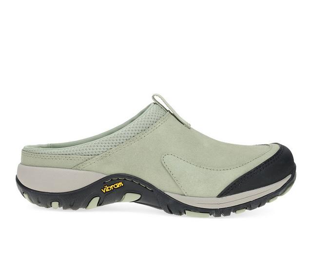 Women's Dansko Pia Slip-ons in Green Tea color
