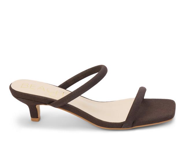 Women's Beach by Matisse Jeanne Heeled Sandals in Coffee color