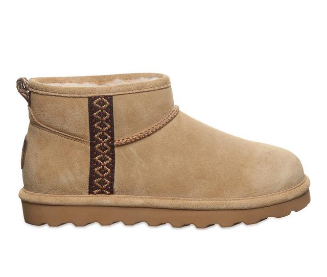 Women's Bearpaw Shorty Deco Winter Boots in Iced Coffee color