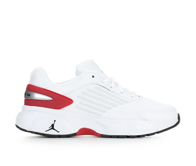 Kids' Jordan Trunner Flow Running Shoes in Wht/Red/Silver color