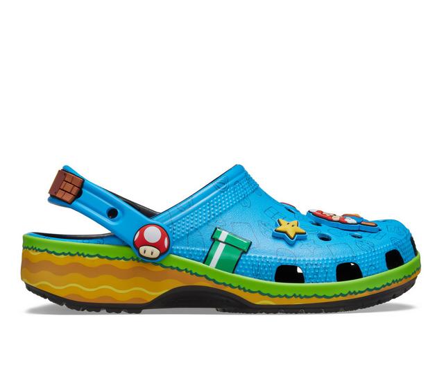 Adults' Crocs Super Mario™ Classic Clog in Blue color