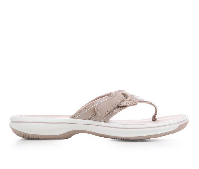 Women's Clarks Breeze Cove Sandals in Sand color