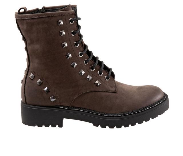 Women's Bueno Dixie Booties in Grey Nubuck color