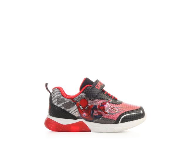 Boys' MARVEL Toddler & Little Kid Spiderman 7 Sneakers in RED/BLACK color