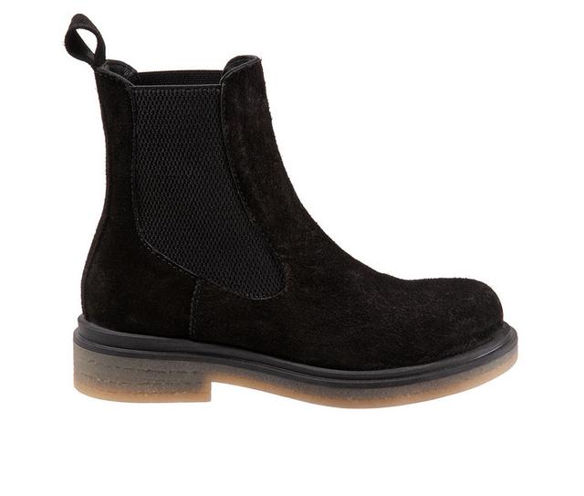 Women's Bueno Wanda Booties in Black Suede color