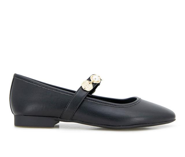 Women's KENSIE Eliane-c Flats in Black color