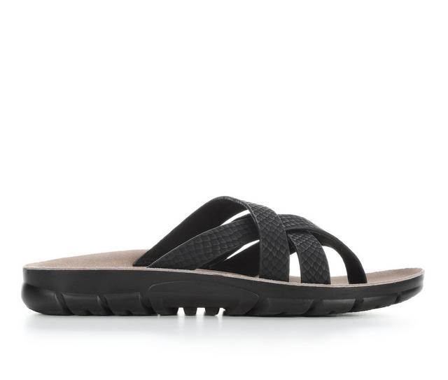 Women's Cliffs by White Mountain Bertina Flip-Flops in Black color