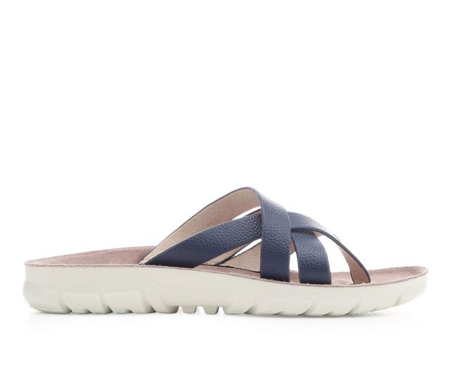 Women's Cliffs by White Mountain Bertina Flip-Flops in Navy color