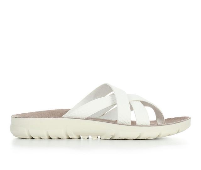 Women's Cliffs by White Mountain Bertina Flip-Flops in White color