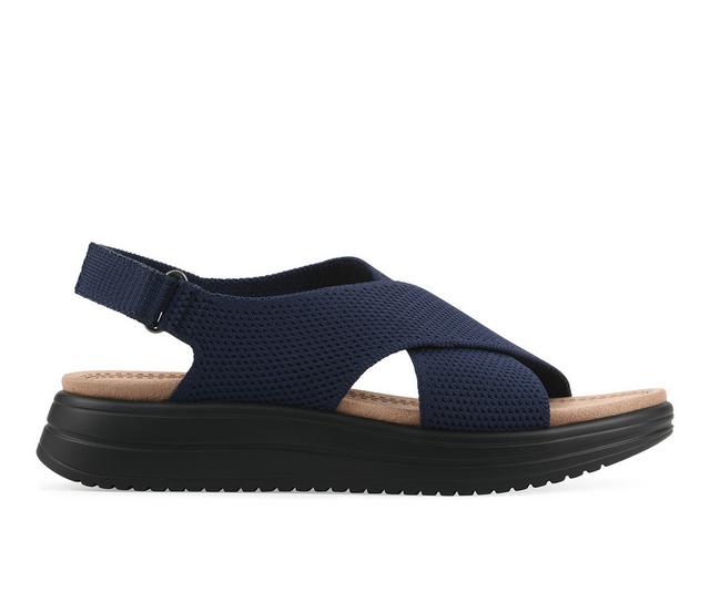 Women's Cliffs by White Mountain Harleen Sandals in Navy color