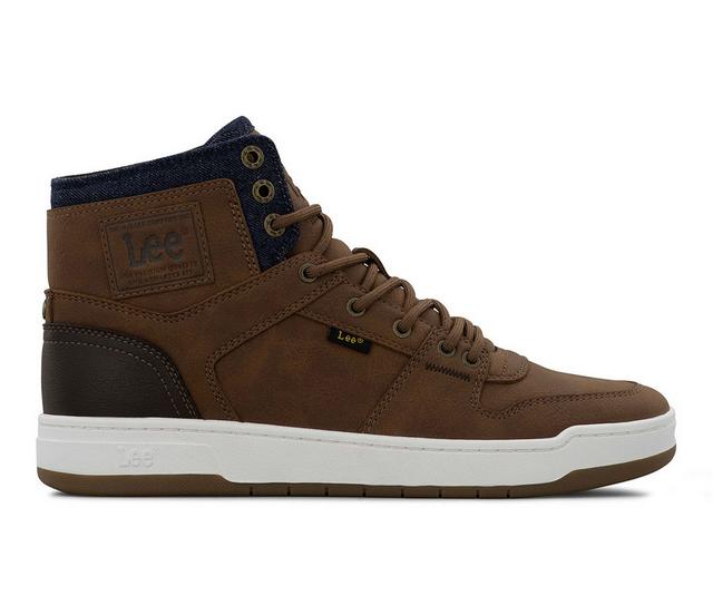 Men's Lee Footwear Daybreaker HI in Brit Tan/Choc color
