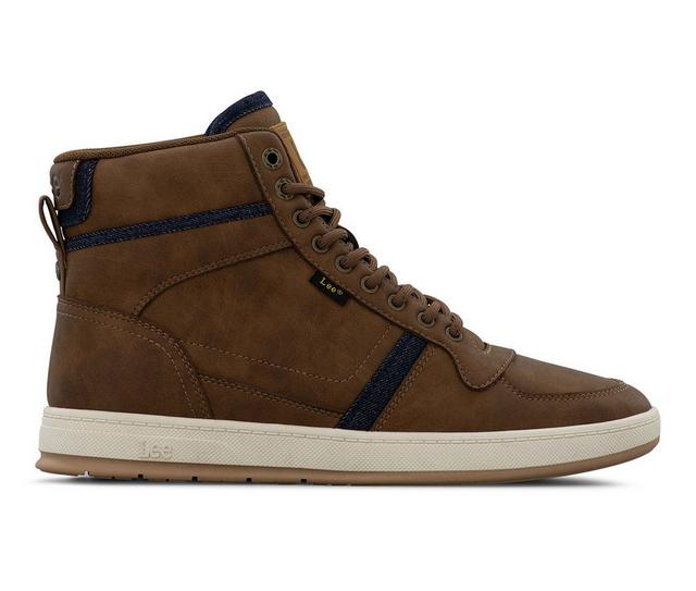 Men's Lee Footwear Dayton Sneakers in BRTN/NAVBC color