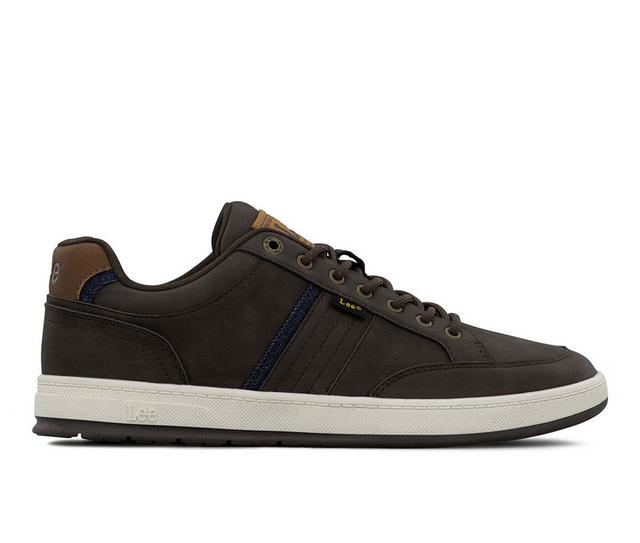 Men's Lee Footwear Lafeyette Sneakers in BRW/NAVDSI color