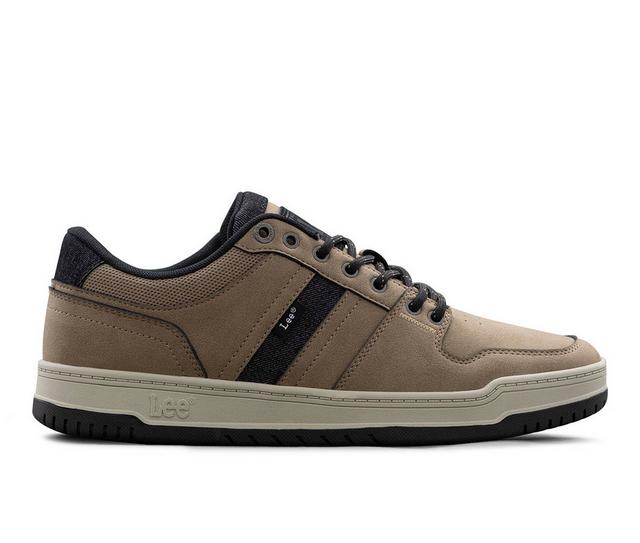 Men's Lee Footwear Noah LO Sneakers in Driftwood color