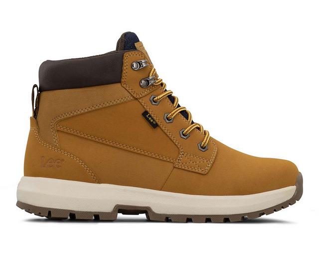 Men's Lee Footwear Riker Sneakers in Honey/Chocolate color