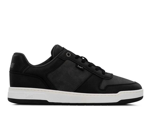 Men's Lee Footwear Specter Sneakers in Black/Anthra color