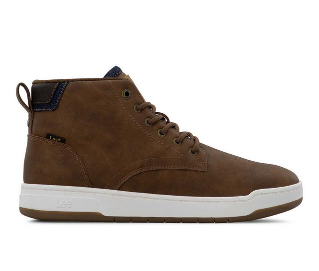 Men's Lee Footwear Spencer Sneakers in Brit Tan/NavyBC color