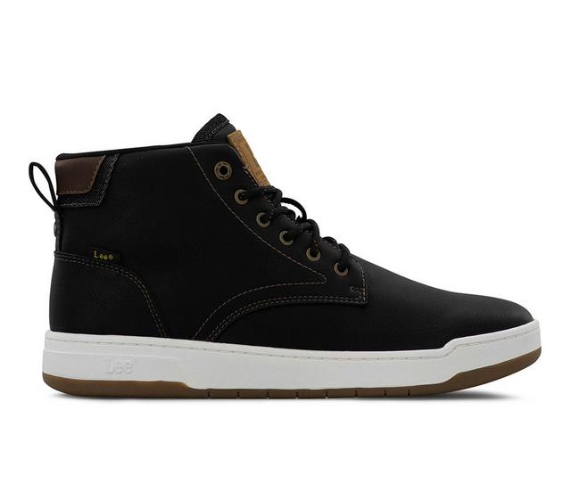 Men's Lee Footwear Spencer Sneakers in Blk/BlkDco color