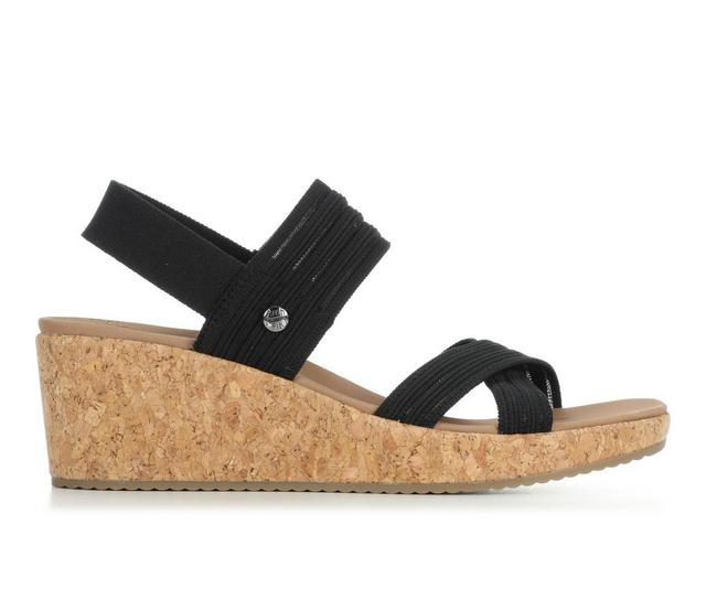 Women's Skechers Arch Fit Beverlee 2.0 120103 Wedges in Black color