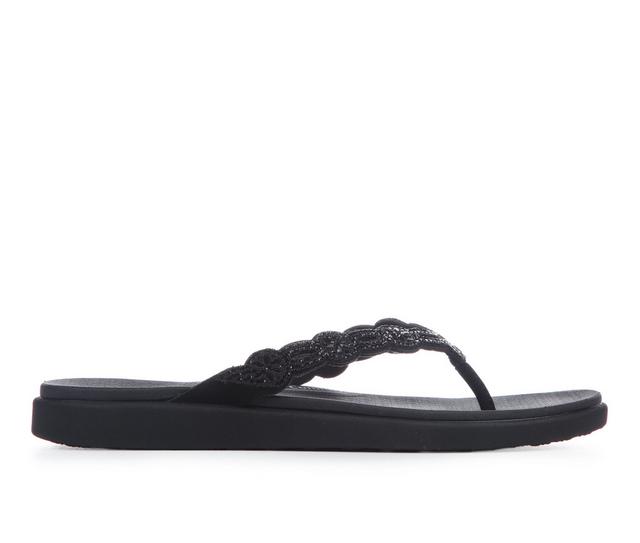Women's Skechers Meditation Luxe 163663 Sandals in Black color