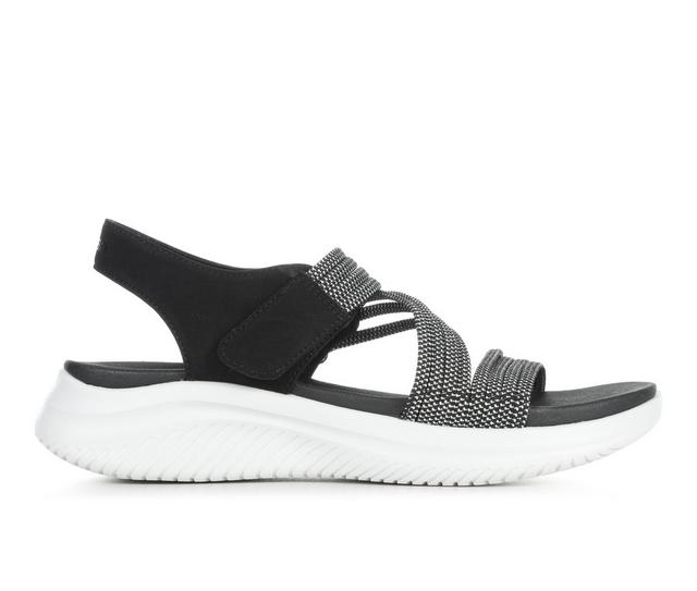 Women's Skechers Ultra Flex 3.0 164089 Outdoor Sandals in Black color