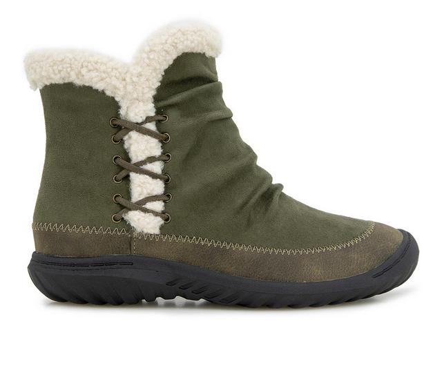 Women's JBU Briar Winter Boots in Olive color
