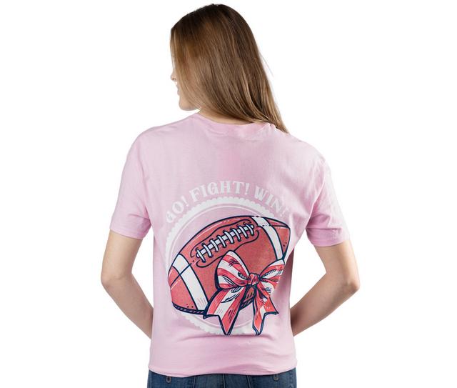 It's a Girl Thing Go Fight Win Short Sleeve in PINK color