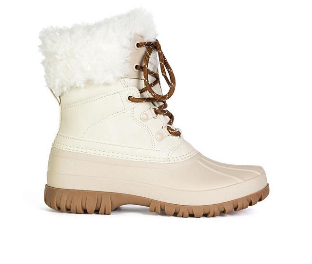 Women's JBU Camden Winter Boots in Oyster color