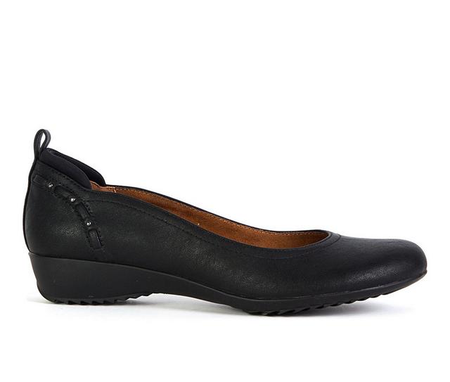 Women's JBU Vivian Flats in Black Wide color