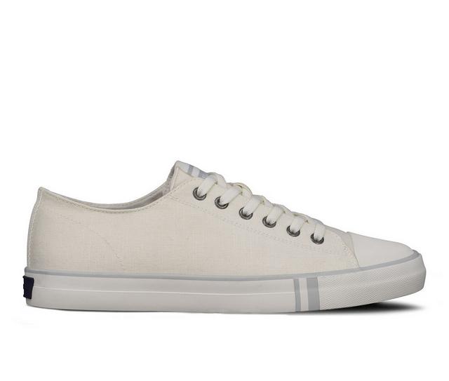 Men's BEN SHERMAN Hadley Lo Casual Shoes in Wht/Glac color