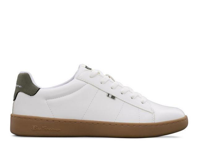 Men's BEN SHERMAN Hampton Casual Shoes in Wht/Gu/Oli color
