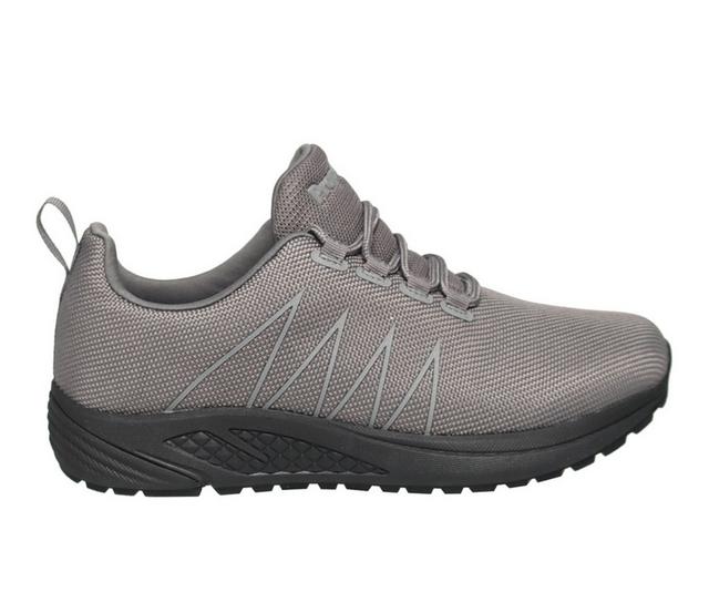Men's Propet Tour Knit Trek in Titanium Grey color