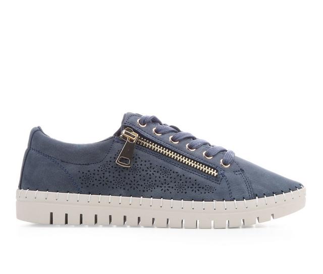 Women's Easy Street Leni Sneakers in Navy color