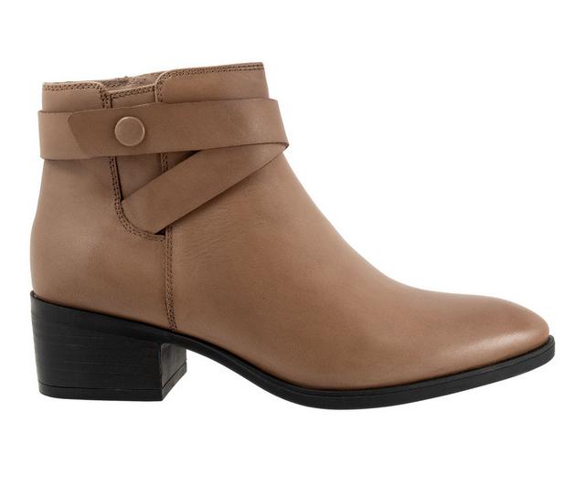 Women's Softwalk Lira Booties in Stone color