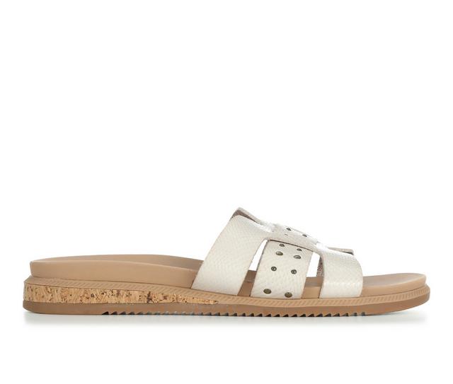 Women's BOBS 114703 Desert Kiss Low Sandals in Off White Stud color
