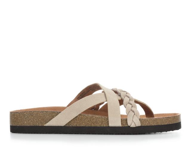 Women's White Mountain Halogen Footbed Sandals in Sandalwood color