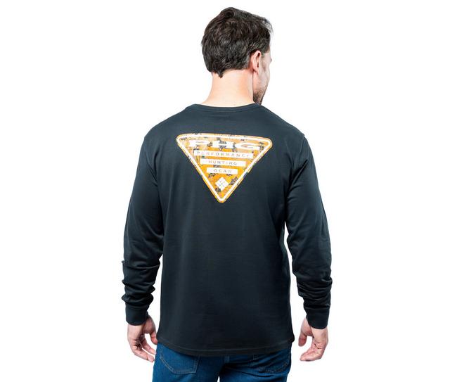 Columbia Standing Long Sleeve Tee in BLACK color