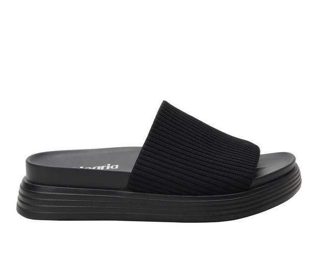 Women's ALEGRIA Akimi Platform Sandals in Black color