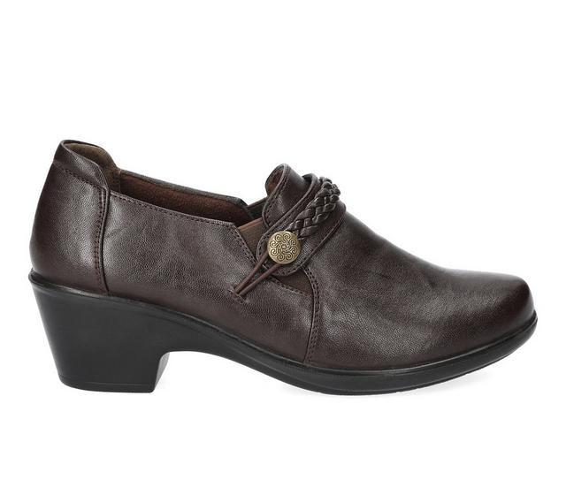 Women's Easy Street Amber Booties in Brown color
