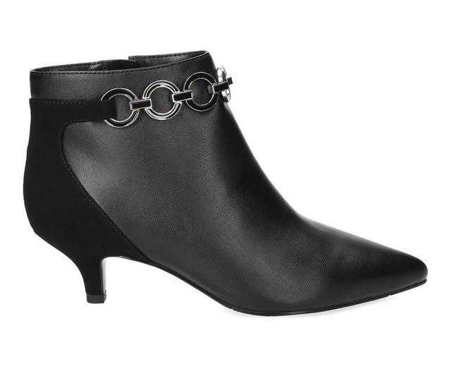 Women's Easy Street Jinx Booties in Black-Lamy color