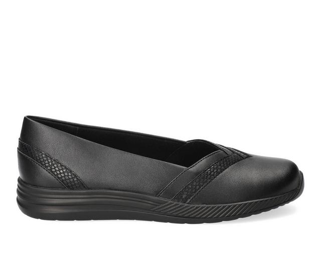 Women's Easy Street Kiera Flats in Black color